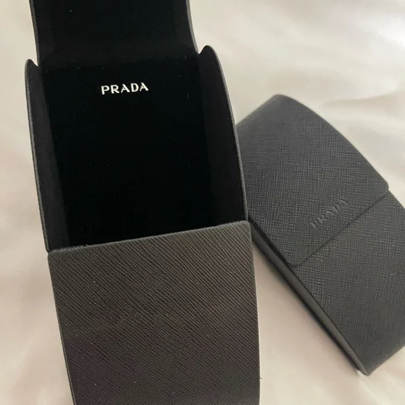 Prada | Accessories | Prada Large Black Textured Glasses  display picture 1